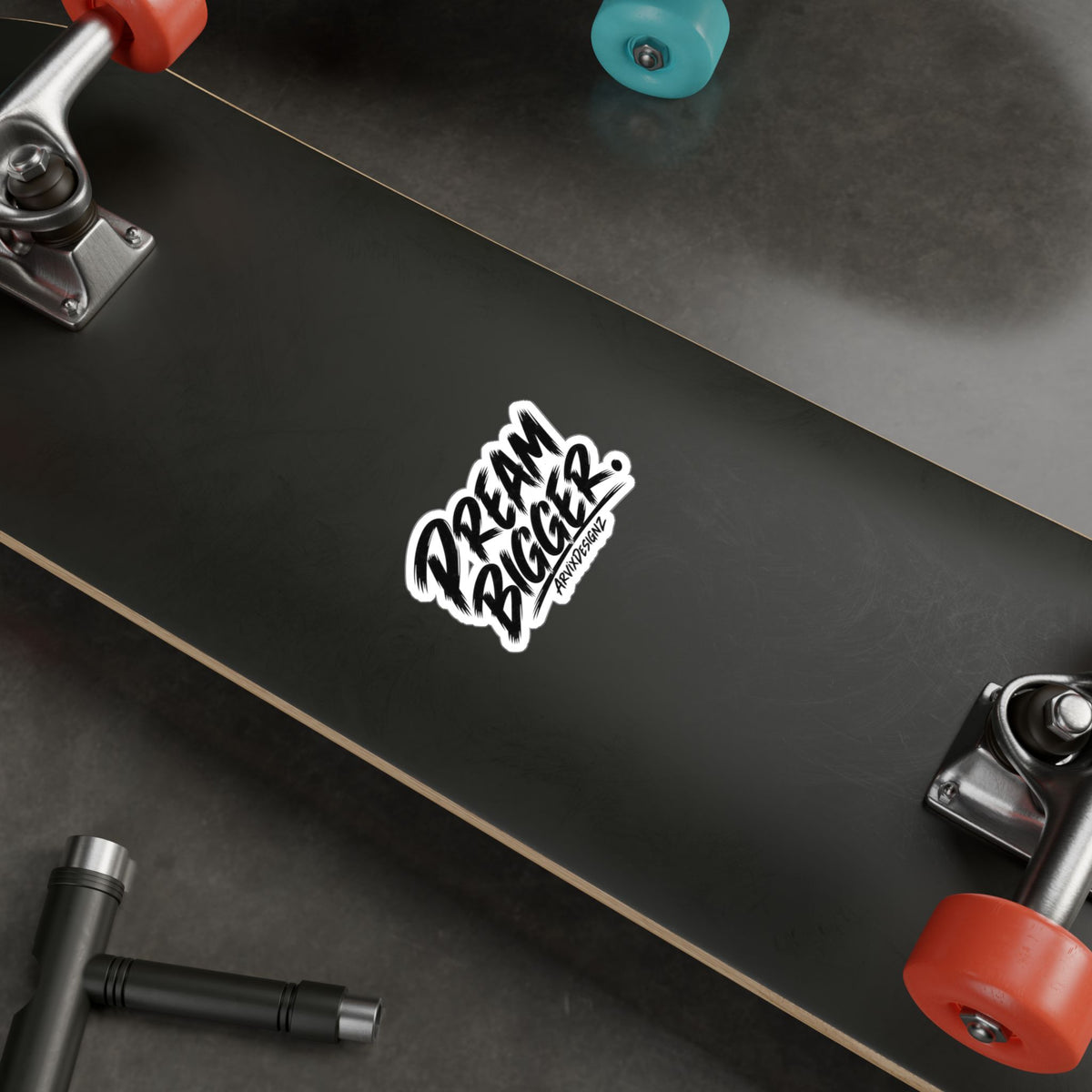 Dream Bigger sticker — Motivational Sticker for Laptops, Water Bottles & Windows